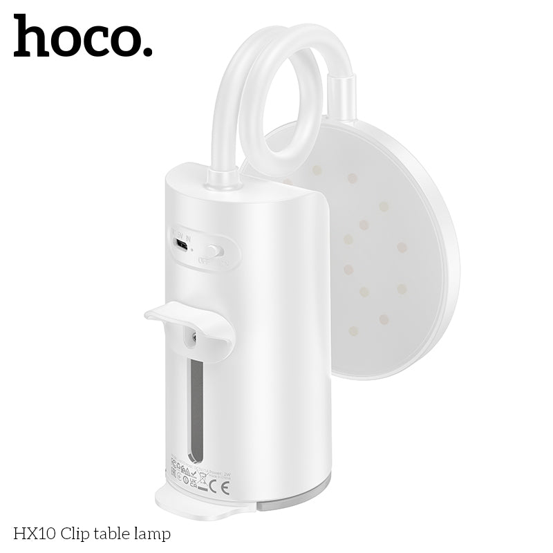 Hoco HX10 Clamp Desk Lamp – Adjustable Brightness Light