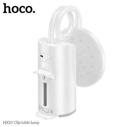 Hoco HX10 Clamp Desk Lamp – Adjustable Brightness Light