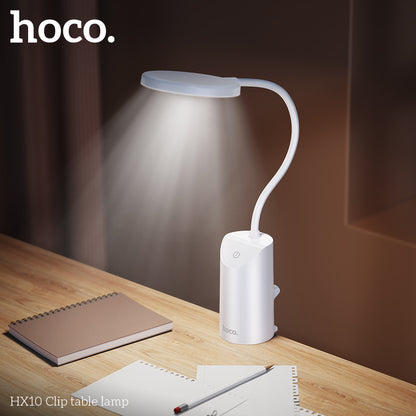 Hoco HX10 Clamp Desk Lamp – Adjustable Brightness Light