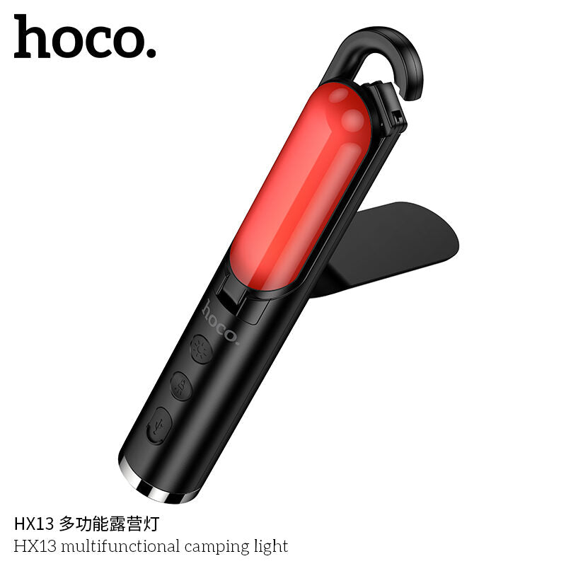 Hoco HX13 Multi-Function Camping Light – Portable Rechargeable Lantern with Power Bank & SOS Mode