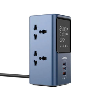 LDNIO 45W Power Strip — 4 Universal Outlets + 3 USB Ports