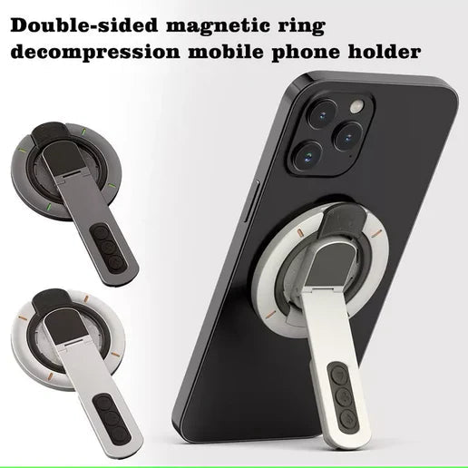 Double - Sided Magnetic Phone Holder – 360° Rotatable & Multi - Purpose - Saif Al Najmi KwPhone HolderSaif Al NajmiSaif Al Najmi KwBlackDouble - Sided Magnetic Phone Holder – 360° Rotatable & Multi - Purpose