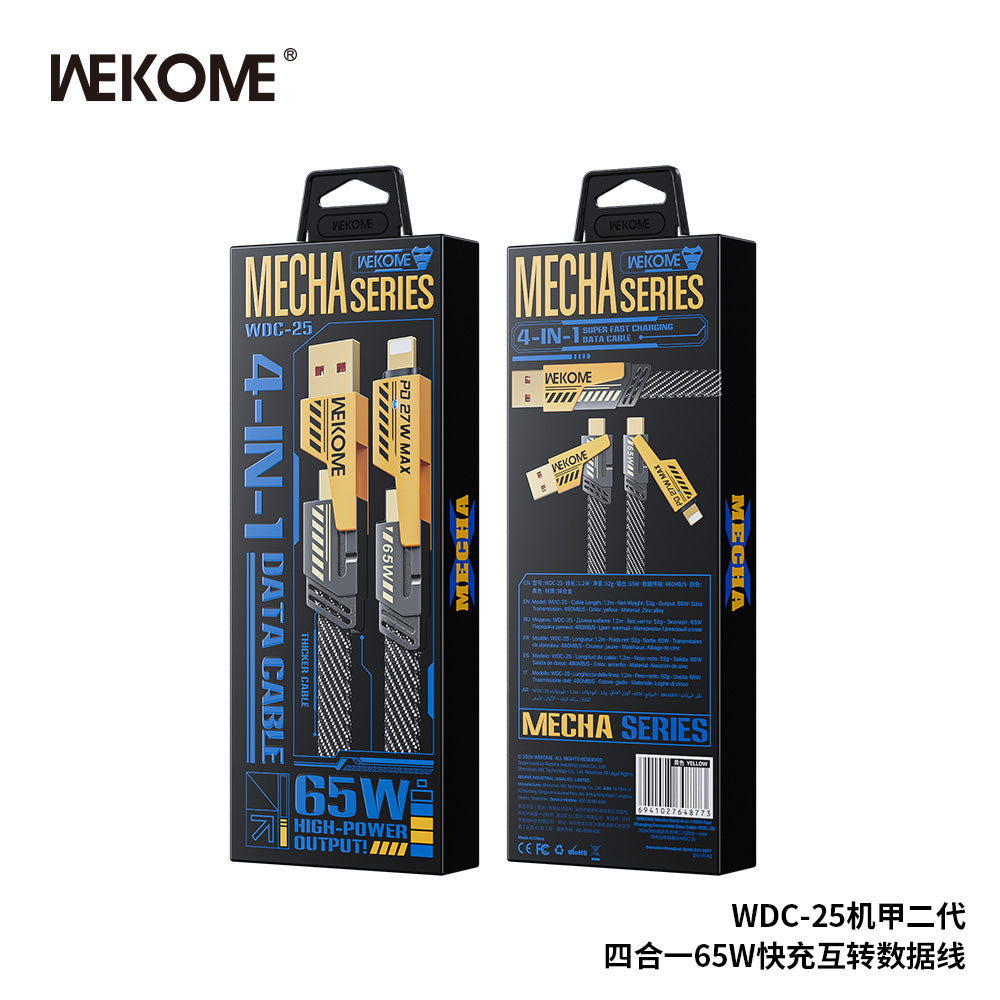 WEKOME WDC-25 Charging Cable - Fast Charging, Durable and High-Quality Cable - Saif Al Najmi Kw