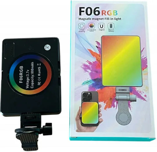 Roza F06 RGB Selfie Light – 40 LED MagSafe Ring Light for Mobile