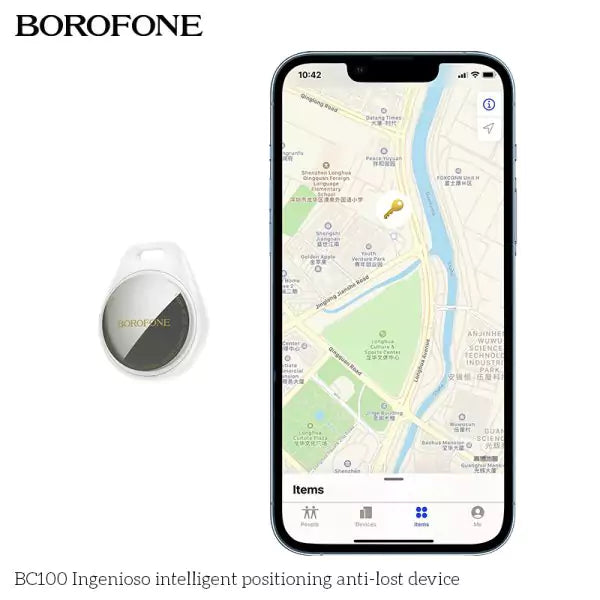 BC100 Ingenioso intelligent positioning anti-lost device - White - Saif Al Najmi Kw