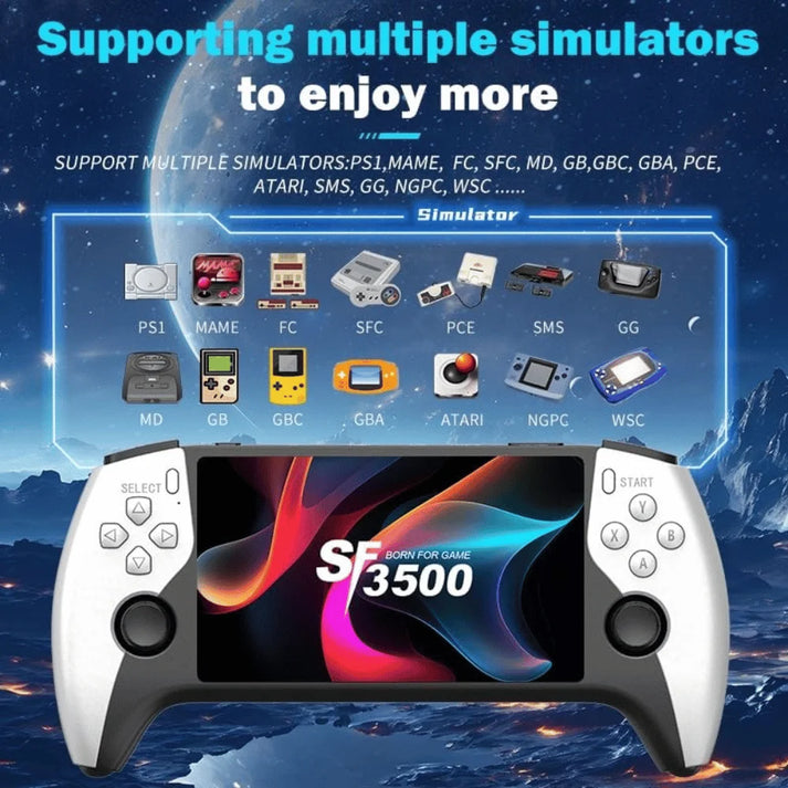 SF3500 Retro FHD Handheld Portable Game Console