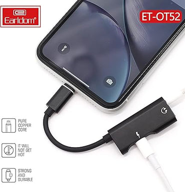 Earldom 2 - in - 1 Lightning Adapter to Lightning Charger and AUX 3.5mm - Saif Al Najmi KwOTG/ConnectorsEarldomSaif Al Najmi KwOT52Earldom 2 - in - 1 Lightning Adapter to Lightning Charger and AUX 3.5mm - Saif Al Najmi Kw