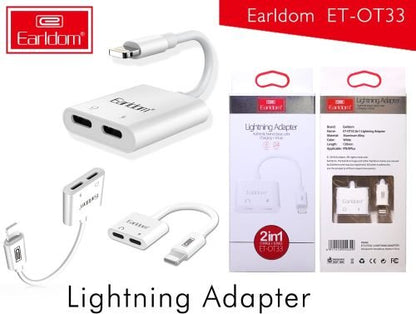 Earldom 2 - in - 1 Lightning TO 2 lightning Adapter - Saif Al Najmi KwOTG/ConnectorsEarldomSaif Al Najmi KwOT33Earldom 2 - in - 1 Lightning TO 2 lightning Adapter - Saif Al Najmi Kw