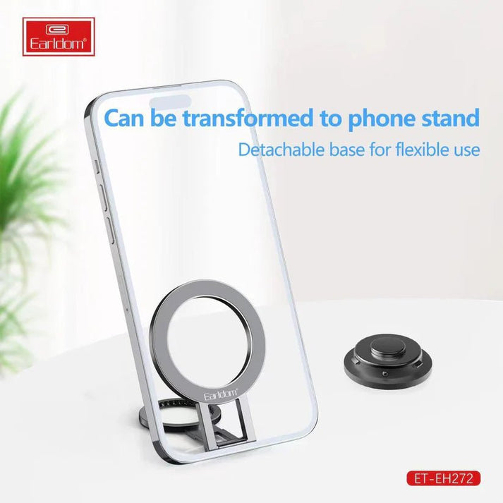 Earldom 2 - in - 1 Magnetic Foldable Metal Ring Phone Stand EH - 272 - Saif Al Najmi KwMagnetic Phone Ring GripEarldomSaif Al Najmi KwEarldom 2 - in - 1 Magnetic Foldable Metal Ring Phone Stand EH - 272 - Saif Al Najmi Kw