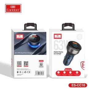 Earldom® CC10 Digital Display Car Charger 63W - Saif Al Najmi KwCar ChargersEarldomSaif Al Najmi KwES-CC10Earldom® CC10 Digital Display Car Charger 63W - Saif Al Najmi Kw