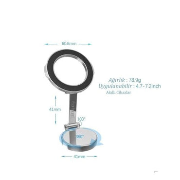 Earldom EH230 360 Degree Adjustable Adhesive Magnetic Car Holder for Magsafe Case - Saif Al Najmi KwPhone HolderEarldomSaif Al Najmi KwEarldom EH230 360 Degree Adjustable Adhesive Magnetic Car Holder for Magsafe Case - Saif Al Najmi Kw