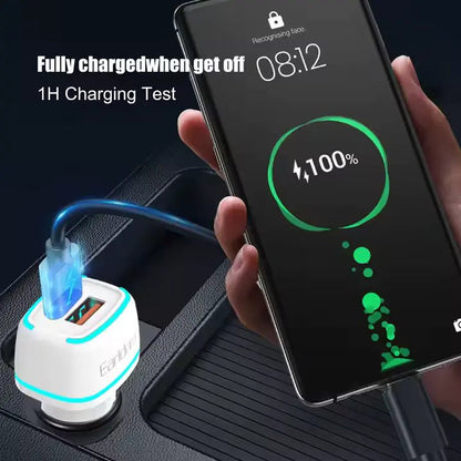 Earldom ES - CC11 Car Charger With PD type c to type C Cable - Saif Al Najmi KwCar ChargersEarldomSaif Al Najmi KwES-CC11Earldom ES - CC11 Car Charger With PD type c to type C Cable - Saif Al Najmi Kw