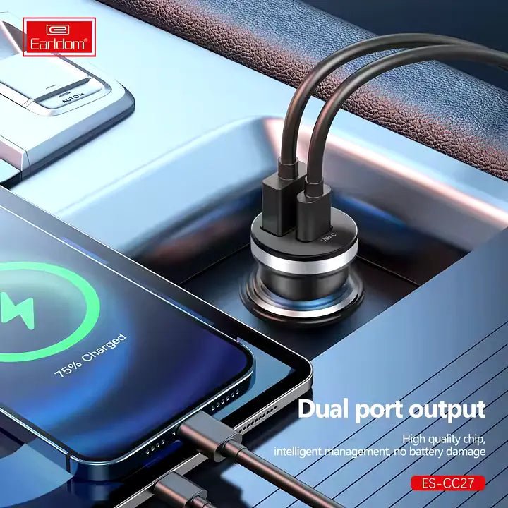 Earldom ES - CC27 PD30W USB C Car Charger - Saif Al Najmi KwCar ChargersEarldomSaif Al Najmi KwES-CC27Earldom ES - CC27 PD30W USB C Car Charger - Saif Al Najmi Kw