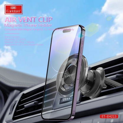 Earldom ET - EH213 Air Vent Clip Magnetic Phone Holder - Saif Al Najmi KwPhone HolderEarldomSaif Al Najmi KwEarldom ET - EH213 Air Vent Clip Magnetic Phone Holder