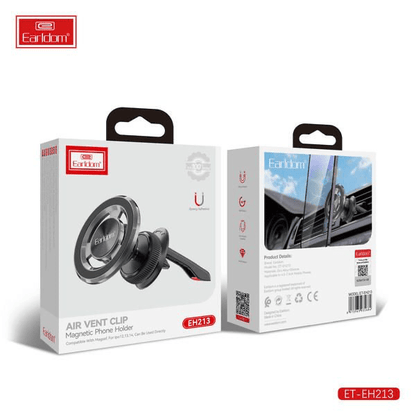 Earldom ET - EH213 Air Vent Clip Magnetic Phone Holder - Saif Al Najmi KwPhone HolderEarldomSaif Al Najmi KwEarldom ET - EH213 Air Vent Clip Magnetic Phone Holder