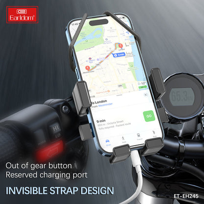 Earldom ET - EH245 Motorcycle & Bicycle Phone Holder – Handlebar Mount - Saif Al Najmi KwPhone HolderEarldomSaif Al Najmi KwEarldom ET - EH245 Motorcycle & Bicycle Phone Holder – Handlebar Mount