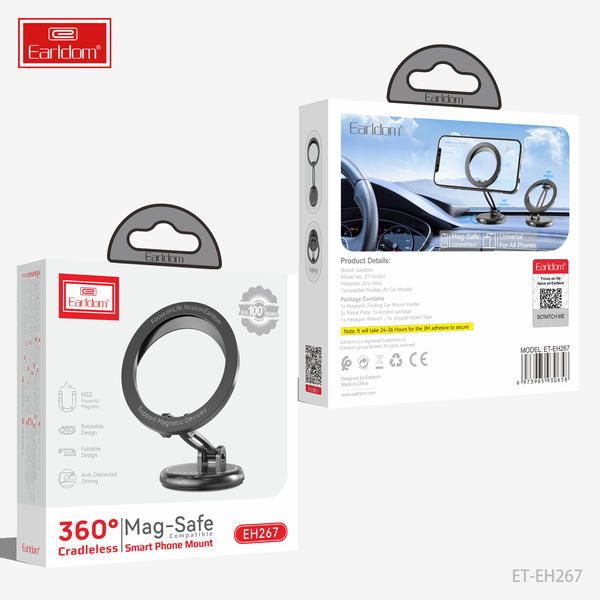 EarlDom ET - EH267 360° MagSafe Cradleless Smart Phone Mount - Saif Al Najmi KwPhone HolderEarldomSaif Al Najmi KwEarlDom ET - EH267 360° MagSafe Cradleless Smart Phone Mount
