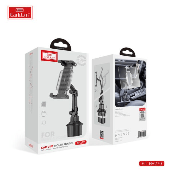 Earldom ET - EH279 Car Cup Mount Phone Holder – Adjustable Arm - Saif Al Najmi KwPhone HolderEarldomSaif Al Najmi KwEarldom ET - EH279 Car Cup Mount Phone Holder – Adjustable Arm