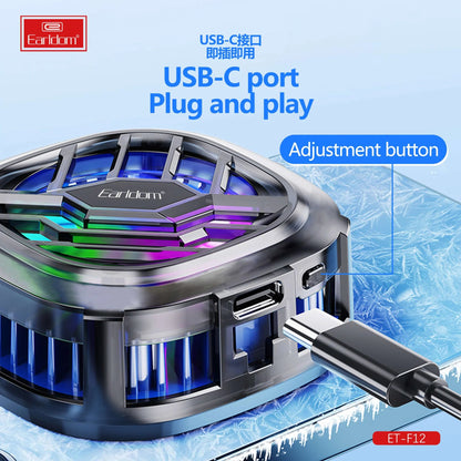 Earldom ET - F12 Phone Cooling Fan - Saif Al Najmi KwCooling FansEarldomSaif Al Najmi KwEarldom ET - F12 Phone Cooling Fan