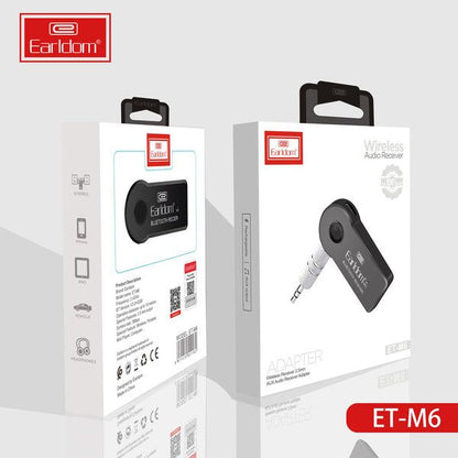 Earldom ET - M6 Wireless Audio Receiver 3.5mm AUX Adapter for Cars & Speakers - Saif Al Najmi KwWireless Transmitter/ReceiverEarldomSaif Al Najmi KwEarldom ET - M6 Wireless Audio Receiver 3.5mm AUX Adapter for Cars & Speakers