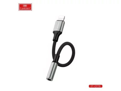Earldom Lightning to 3.5mm Adapter (Black) - ot76 - Saif Al Najmi KwOTG/ConnectorsEarldomSaif Al Najmi KwOT76Earldom Lightning to 3.5mm Adapter (Black) - ot76 - Saif Al Najmi Kw