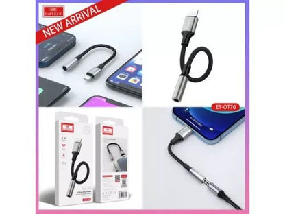 Earldom Lightning to 3.5mm Adapter (Black) - ot76 - Saif Al Najmi KwOTG/ConnectorsEarldomSaif Al Najmi KwOT76Earldom Lightning to 3.5mm Adapter (Black) - ot76 - Saif Al Najmi Kw