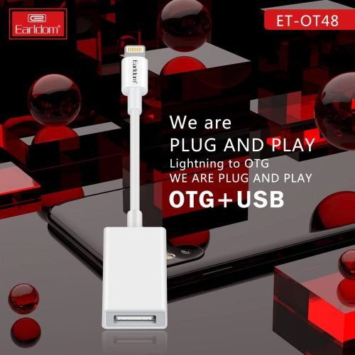 Earldom OT48 Lightning to OTG Adapter - Fast Data Transfer & Charging Cable for iPhone - Saif Al Najmi KwOTG / ConnectorsEarldomSaif Al Najmi KwOT48129518Earldom OT48 Lightning to OTG Adapter - Fast Data Transfer & Charging Cable for iPhone - Saif Al Najmi Kw