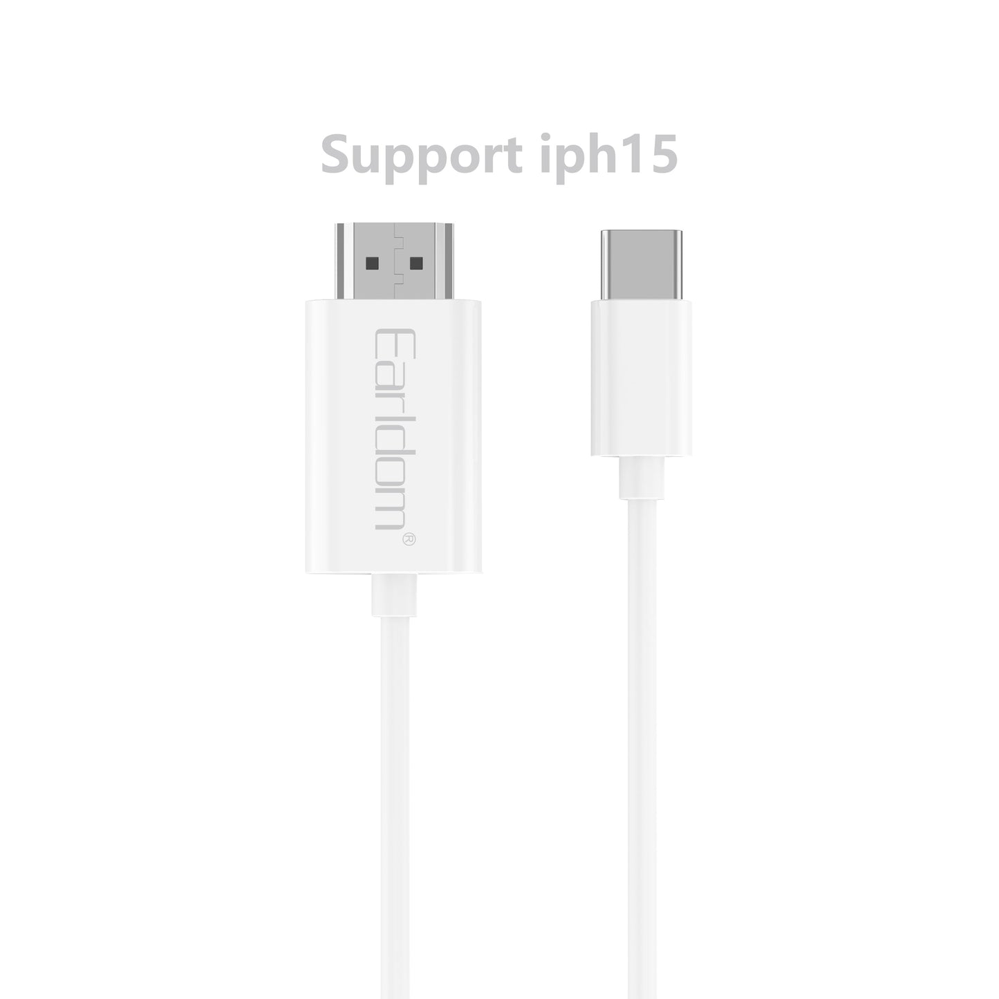 Earldom USB-C to HDMI Cable – 4K@60Hz, 2M, ET-W32