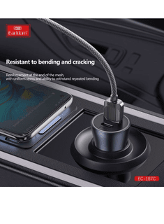 Earldom USB Data Cable EC - 187C - 2.4A Fast Charging & Sync (USB to USB - C) - Saif Al Najmi KwData CablesEarldomSaif Al Najmi KwEarldom USB Data Cable EC - 187C - 2.4A Fast Charging & Sync (USB to USB - C) - Saif Al Najmi Kw