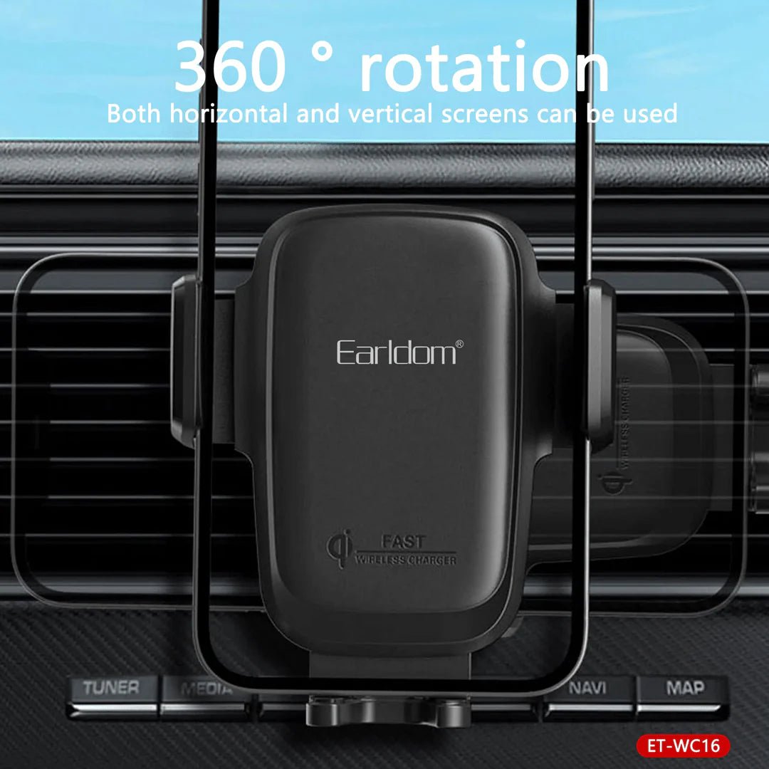 Earldom WC16 15W Wireless Car Charger / Holder with Suction Cup - Saif Al Najmi KwCar ChargersEarldomSaif Al Najmi KwEarldom WC16 15W Wireless Car Charger / Holder with Suction Cup - Saif Al Najmi Kw