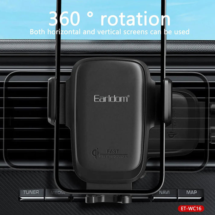 Earldom WC16 15W Wireless Car Charger / Holder with Suction Cup - Saif Al Najmi KwCar ChargersEarldomSaif Al Najmi KwEarldom WC16 15W Wireless Car Charger / Holder with Suction Cup - Saif Al Najmi Kw
