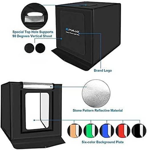 PULUZ 24″ / 60cm Portable LED Photo Studio Box – PU5060UK