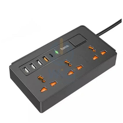 HOCO DC15 Two-In-One Multi-Socket Extension – 30W 3-Way