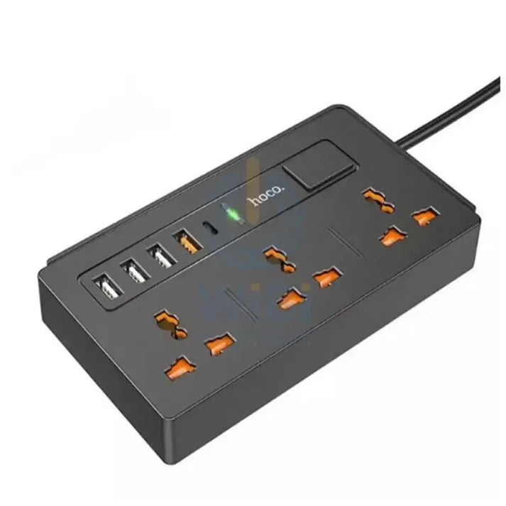 HOCO DC15 Two-In-One Multi-Socket Extension – 30W 3-Way