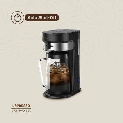 LePresso Cold Brew Machine Ice Coffee & Tea — Black