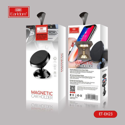 Earldom ET-EH23 Magnetic Car Holder – Compact Dashboard Mount