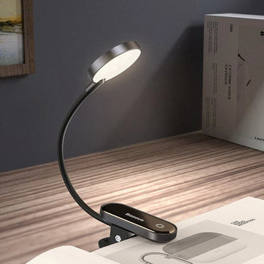 Baseus Mini lamp LED lamp With Clip Gray (DGRAD-0G) - Saif Al Najmi Kw