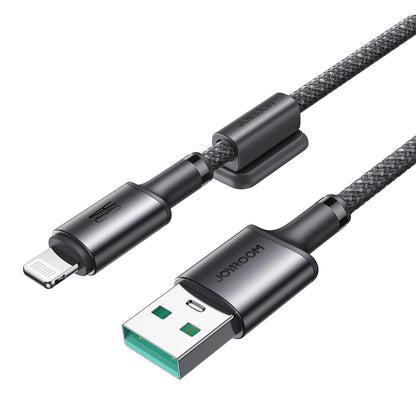 Joyroom S-A50 Unlimited Series 3A USB-A to Lightning Cable with Magnetic Organizer – 1.2m, Gray