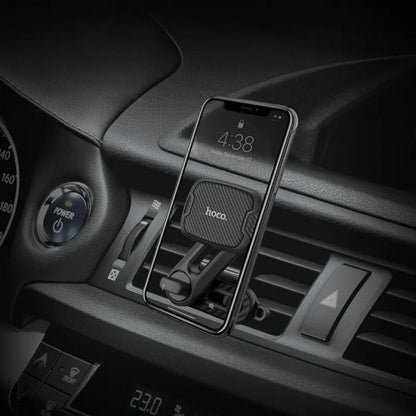 HOCO CA68 Double Air Outlet Magnetic Car Holder – Dual Vent Phone Mount