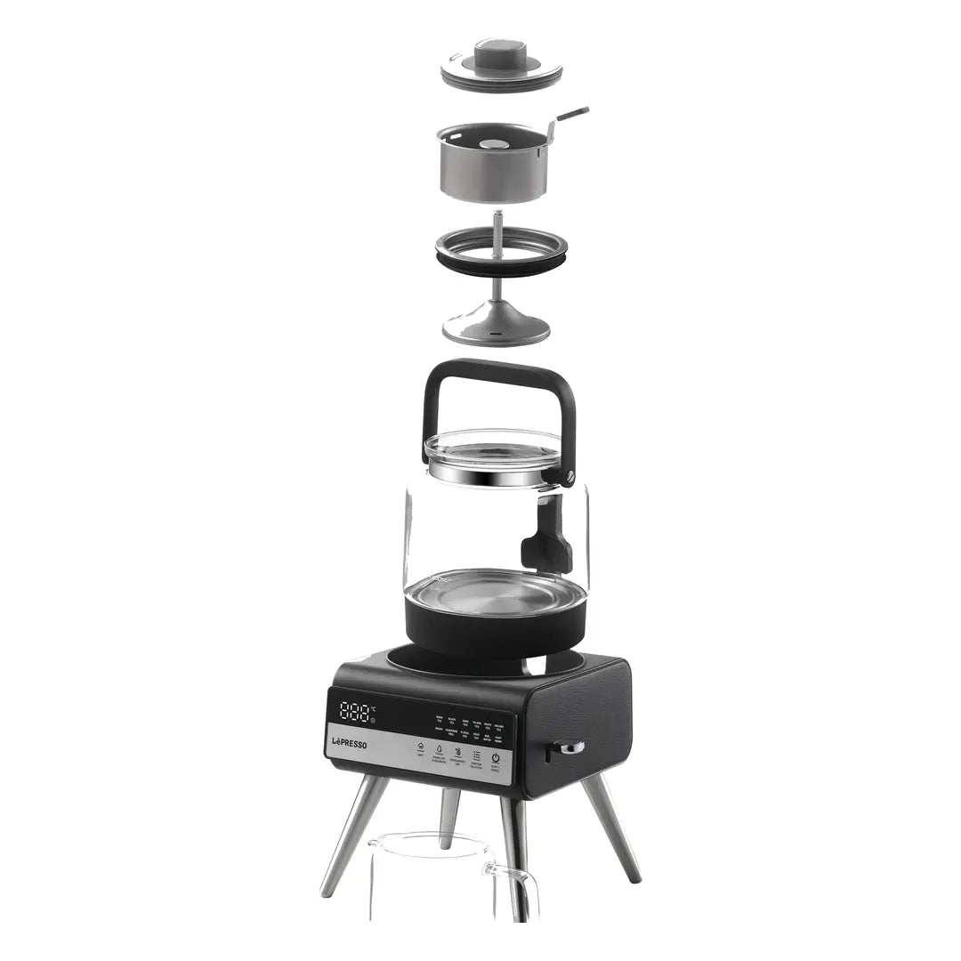 Lepresso Brewify Tea Brewer with Digital Display – Black