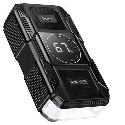 QS6 Clever 8000mAh Jump Starter Power Bank with Air Pump