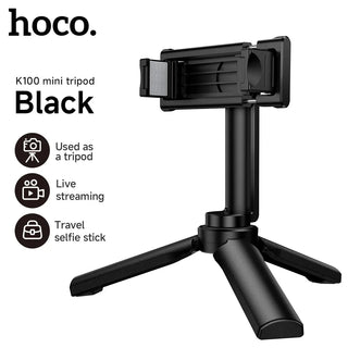 Hoco K100 3-in-1 Mini Tripod — Smartphone & Action Camera