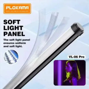 Plokama VL-06 Pro RGB Light Stick — Rechargeable 7W