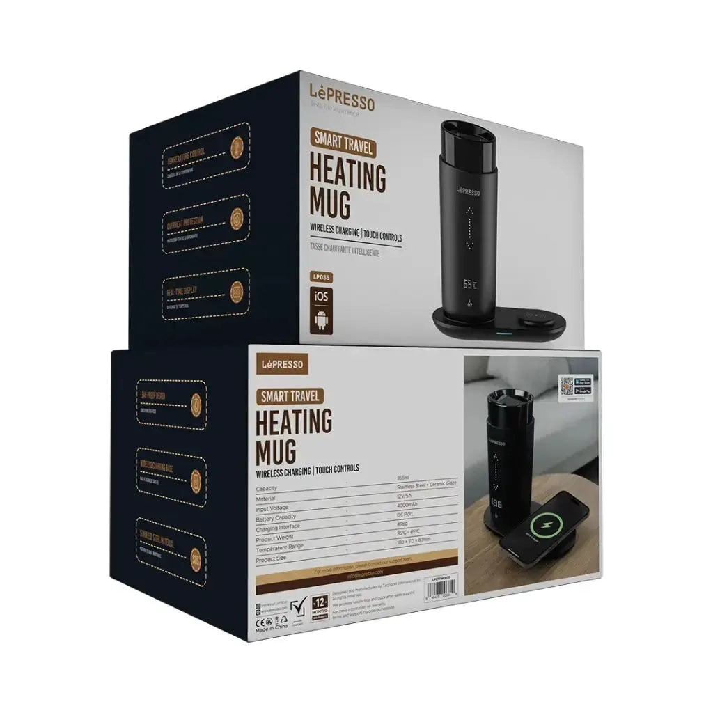 LePresso Smart Travel Heating Mug LS-OSK-LPCFFM0035 355mL