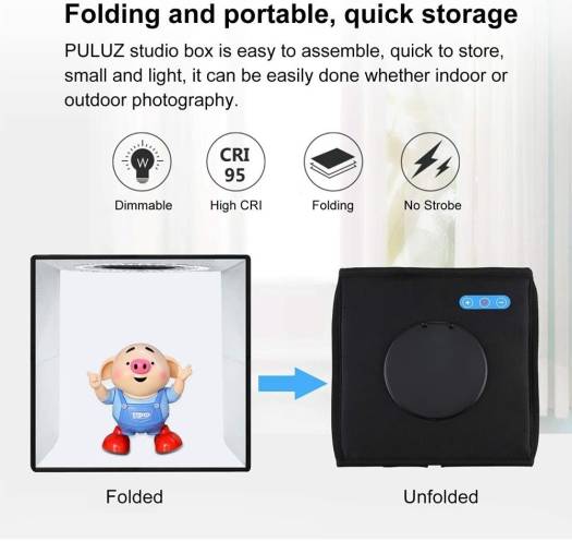 PULUZ 30cm Ring Light Photo Studio Box – PU5030B