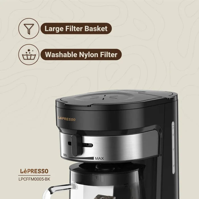 LePresso Cold Brew Machine Ice Coffee & Tea — Black