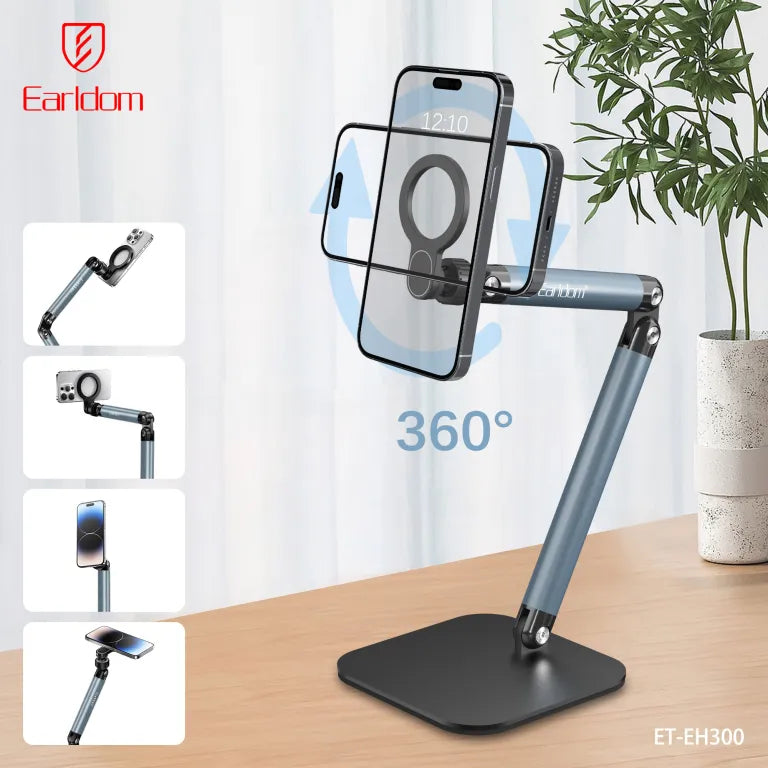 Earldom ET-EH300 2-in-1 MagSafe Desktop Stand for Phone & Tablet