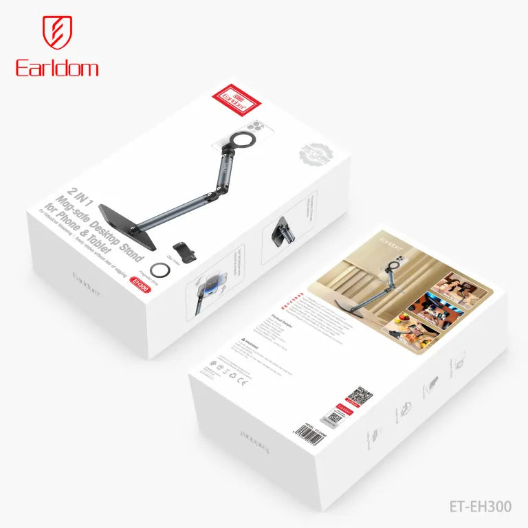 Earldom ET-EH300 2-in-1 MagSafe Desktop Stand for Phone & Tablet