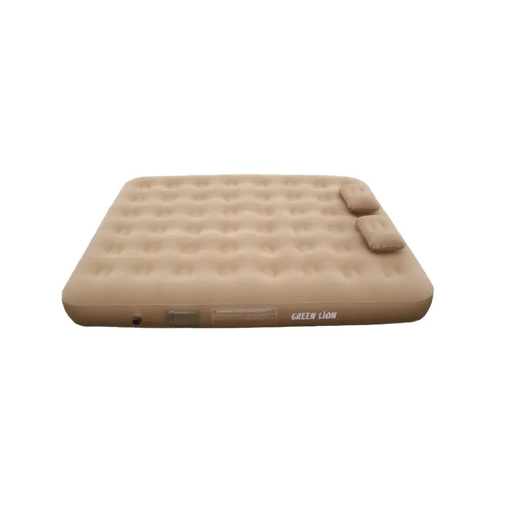 GMT - 200 Automatic Inflatable Mattress Portable Air Bed Green Lion - Beige - Saif Al Najmi KwgadgetsGreen LionSaif Al Najmi KwGMT - 200 Automatic Inflatable Mattress Portable Air Bed Green Lion - Beige