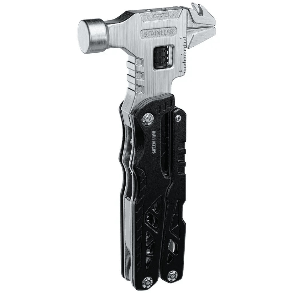 Green Lion 18 In 1 Multi Tool Hammer Survival Kit With Pouch - Saif Al Najmi KwTOOLKITGreen LionSaif Al Najmi KwGreen Lion 18 In 1 Multi Tool Hammer Survival Kit With Pouch
